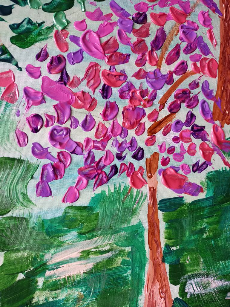 Original Expressionism Landscape Painting by A Gazkob