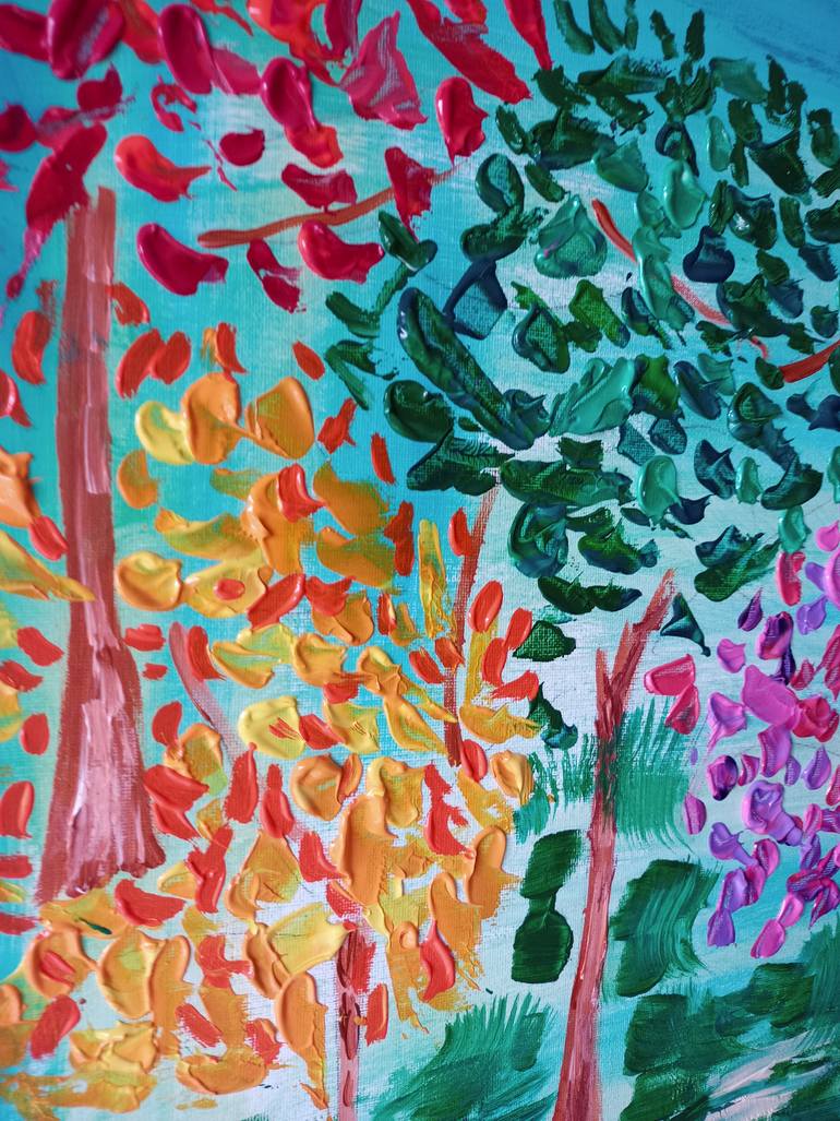 Original Expressionism Landscape Painting by A Gazkob