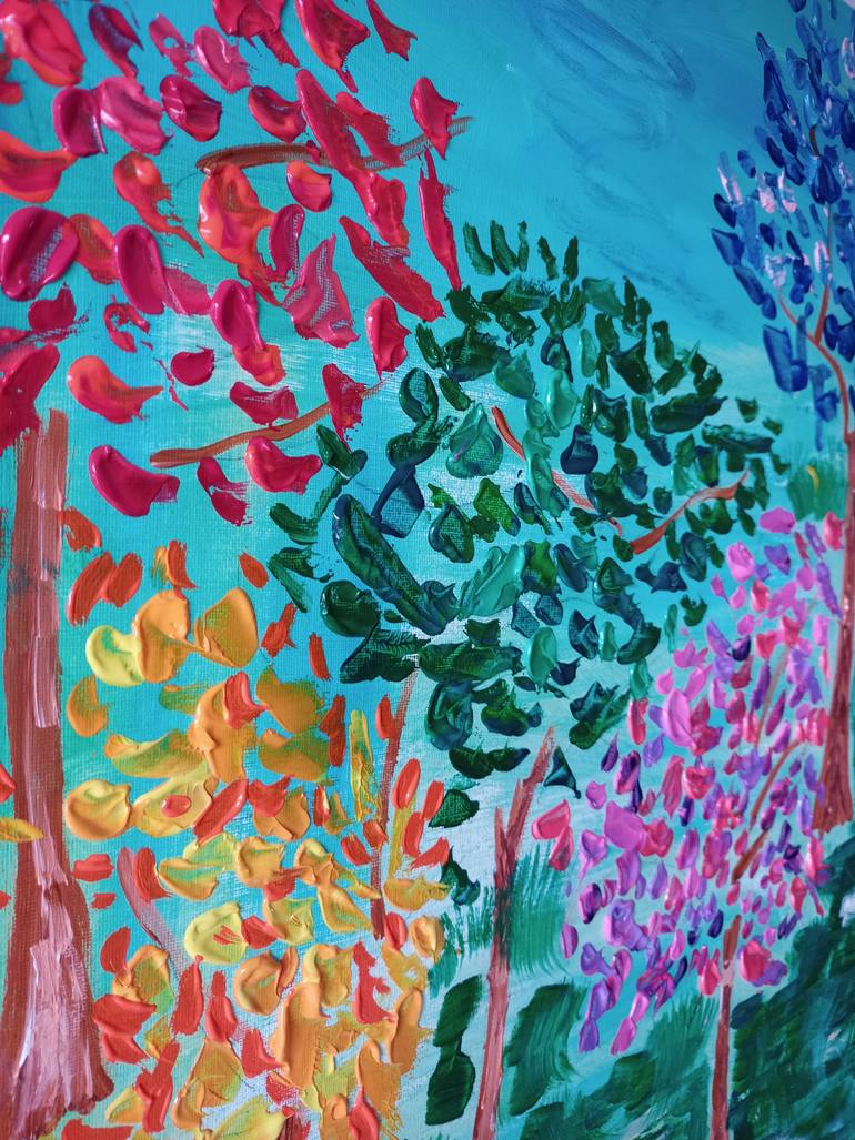 Original Expressionism Landscape Painting by A Gazkob