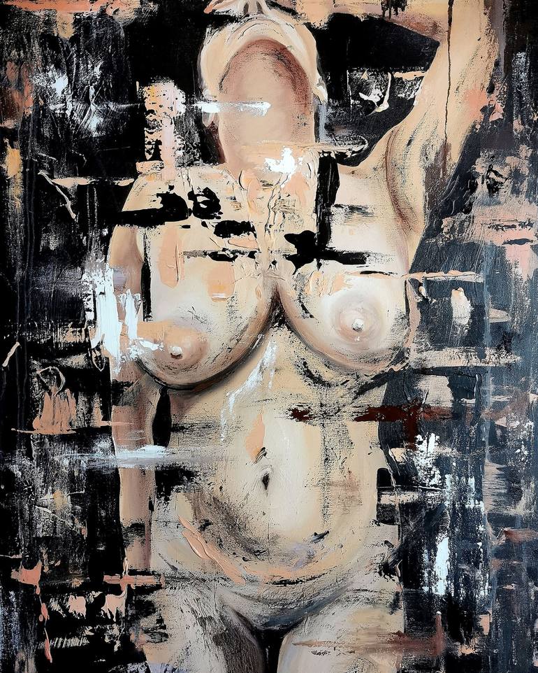 Original Nude Painting by Pieer Bertig