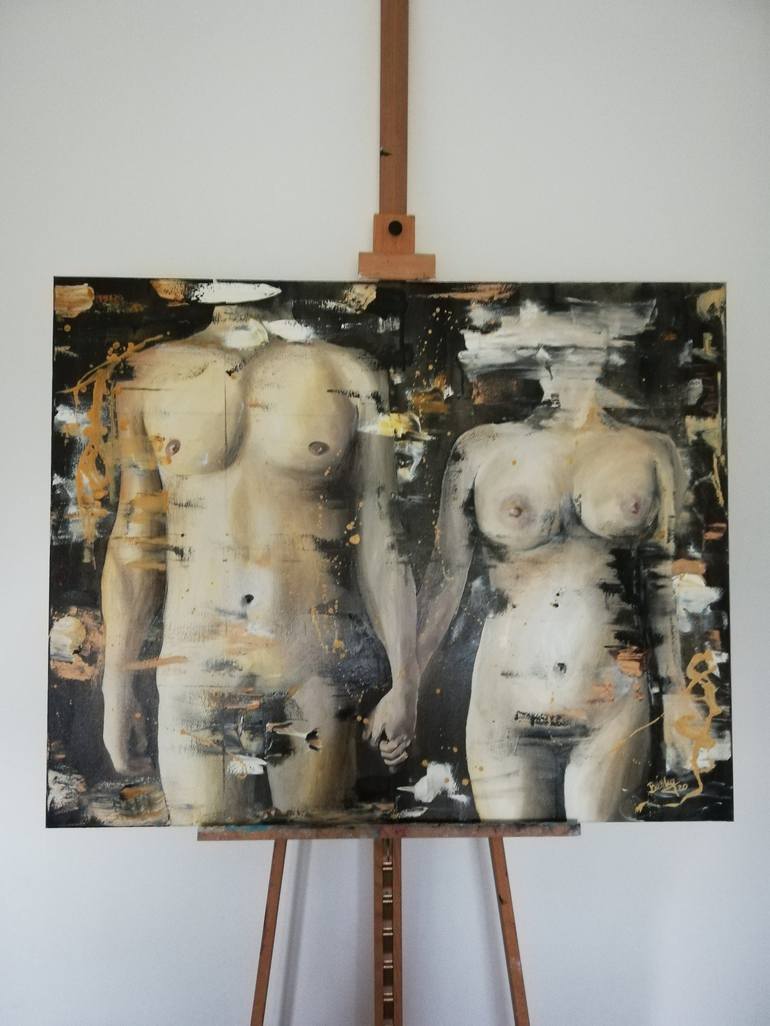 Original Nude Painting by Pieer Bertig