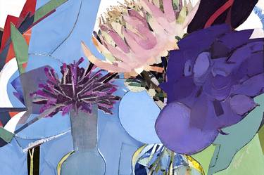 Print of Modern Floral Mixed Media by rosemary reynolds