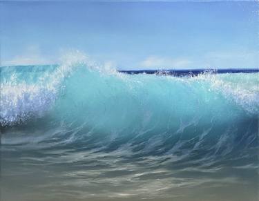 Print of Seascape Paintings by Alla Kallass