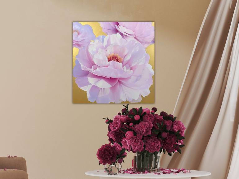 Original Realism Floral Painting by Alla Kallass