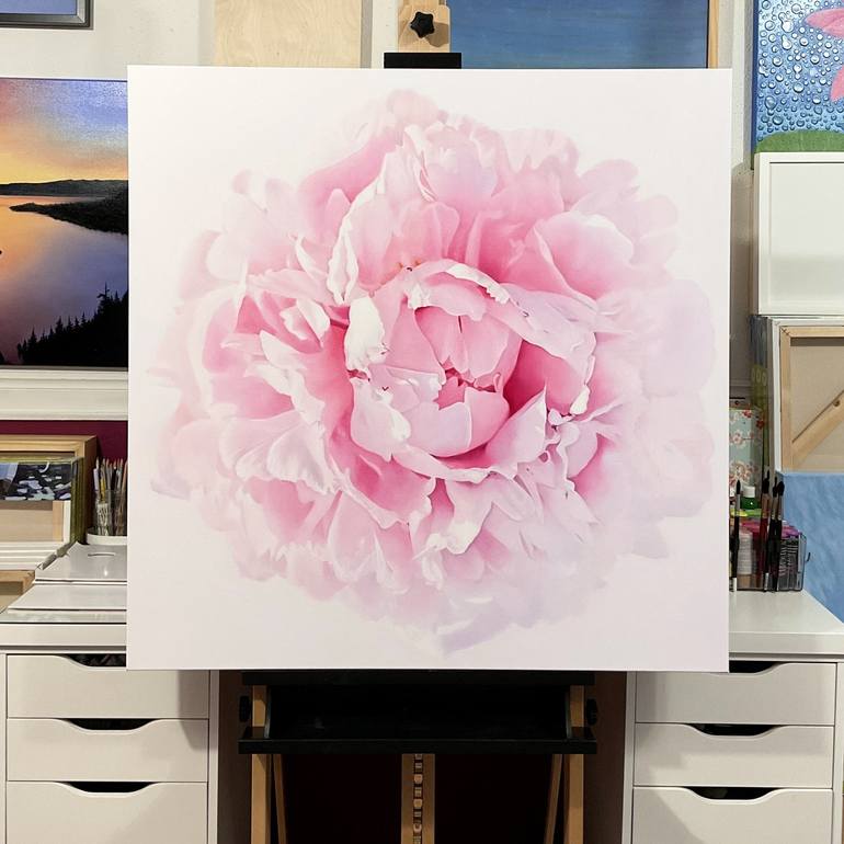 Original Realism Floral Painting by Alla Kallass