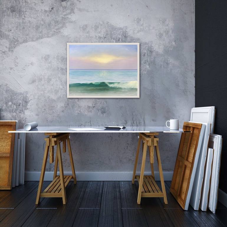 Original Realism Seascape Painting by Alla Kallass