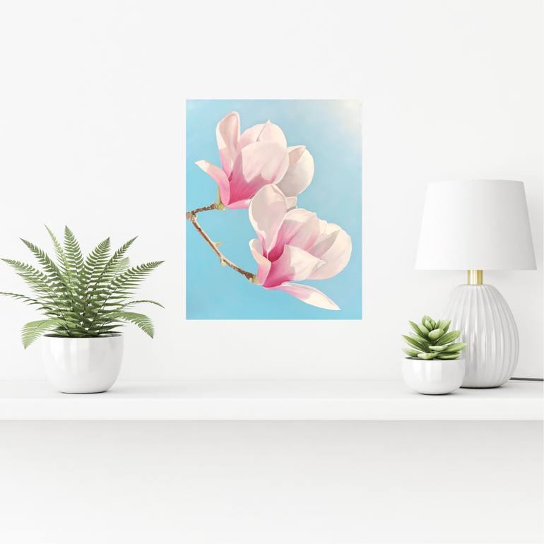 Original Realism Floral Painting by Alla Kallass