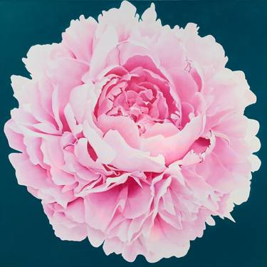 Original Photorealism Floral Painting by Alla Kallass
