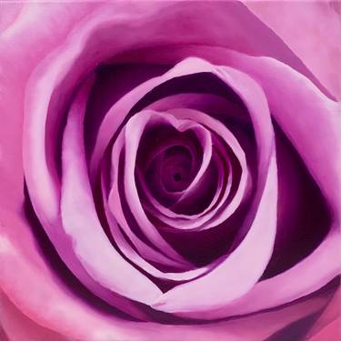 Original Photorealism Floral Painting by Alla Kallass