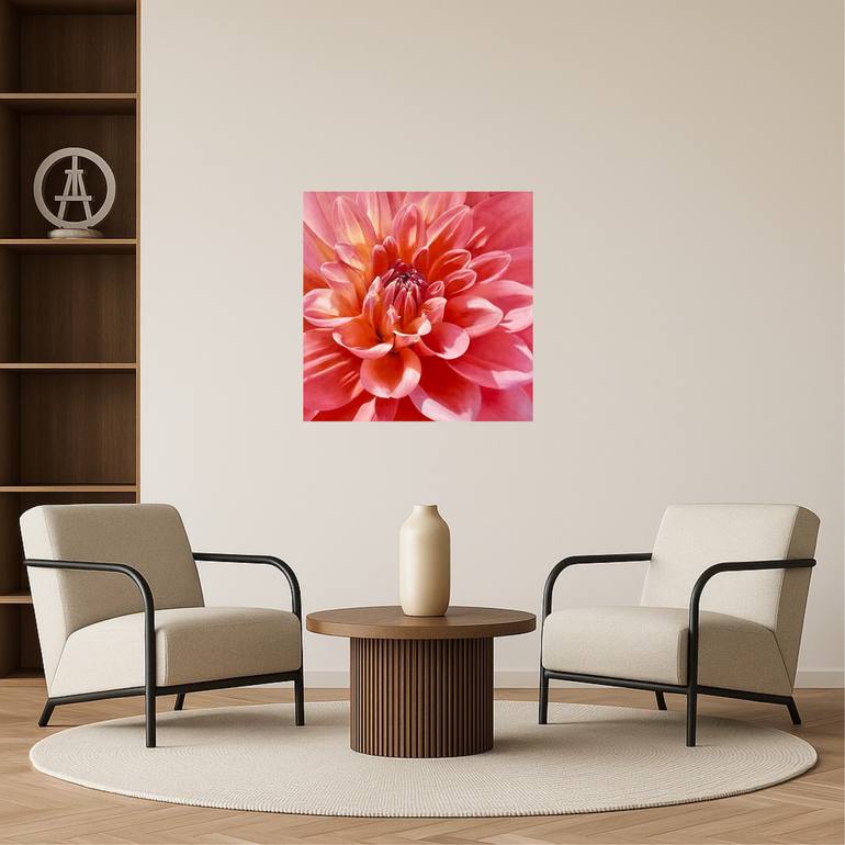 Original Photorealism Floral Painting by Alla Kallas