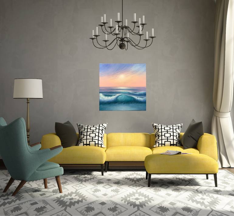 Original Seascape Painting by Alla Kallass