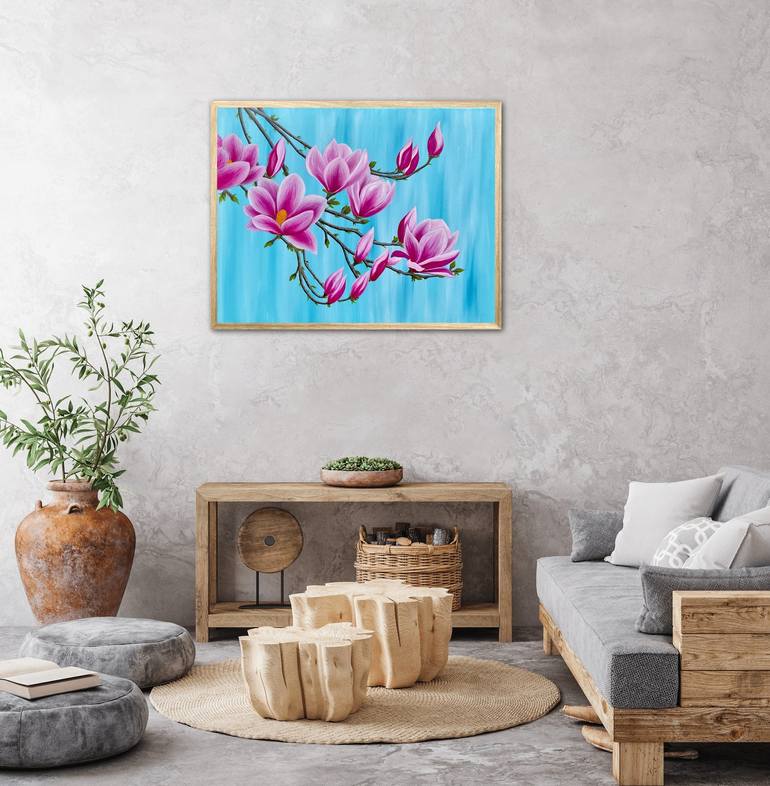 Original Floral Painting by Alla Kallass