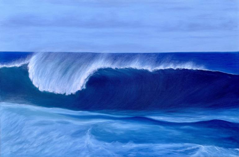 Print of Realism Seascape Paintings by Alla Kallass