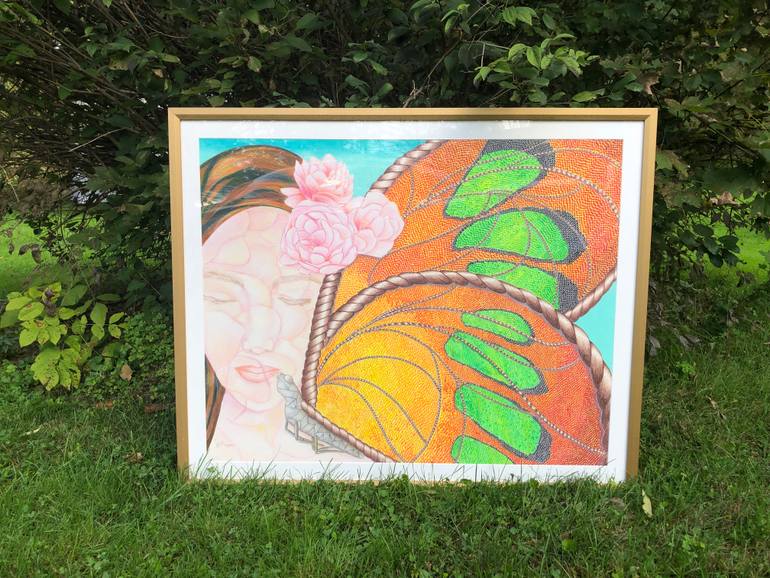 Original Conceptual Abstract Drawing by Katie Stebor