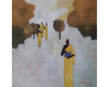 Original Modern Culture Paintings by Basil Cooray