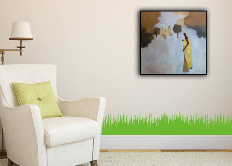 Original Art Deco Pop Culture/Celebrity Painting by Basil Cooray