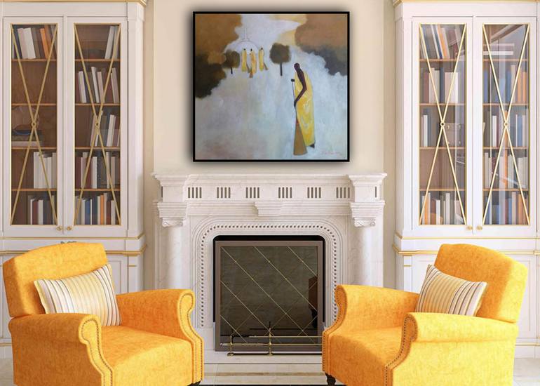 Original Art Deco Pop Culture/Celebrity Painting by Basil Cooray