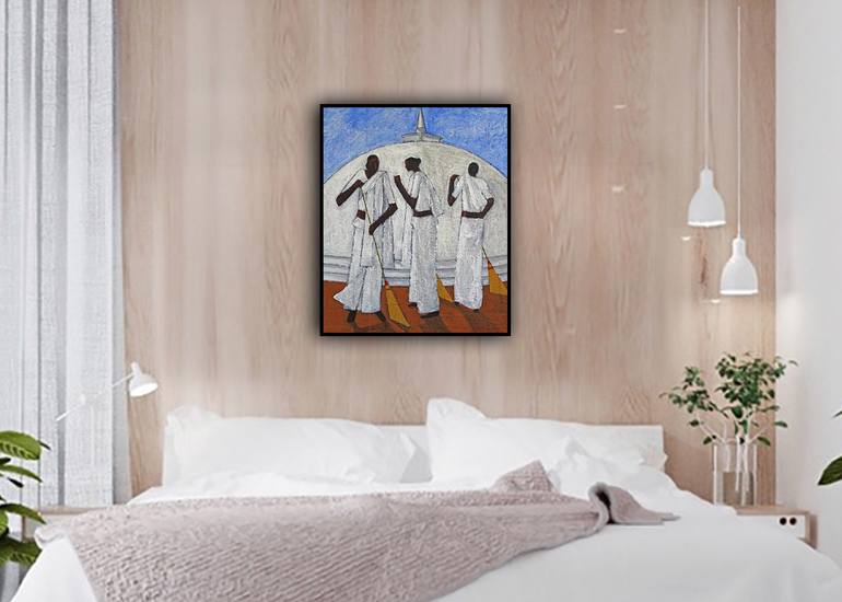 Original Art Deco Pop Culture/Celebrity Painting by Basil Cooray