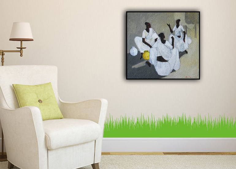 Original Art Deco Pop Culture/Celebrity Painting by Basil Cooray