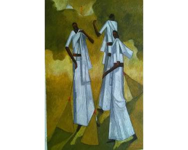 Print of Folk Culture Paintings by Basil Cooray