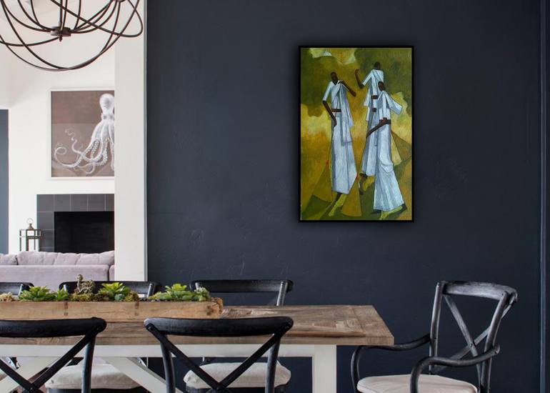 Original Abstract Pop Culture/Celebrity Painting by Basil Cooray