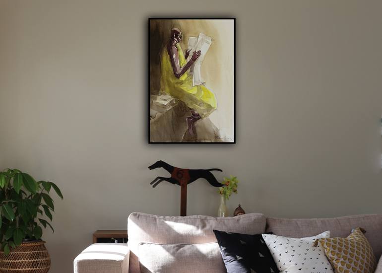 Original Abstract Pop Culture/Celebrity Painting by Basil Cooray