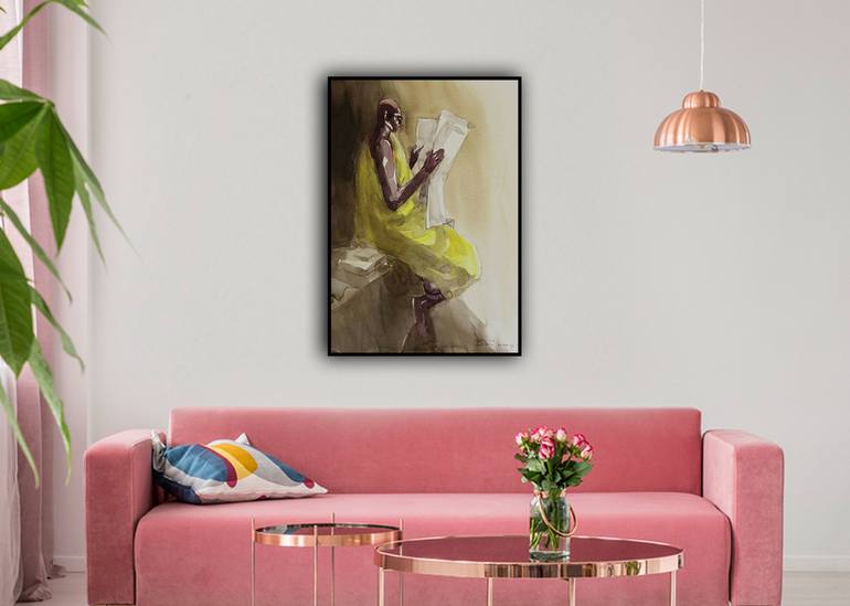 Original Abstract Pop Culture/Celebrity Painting by Basil Cooray