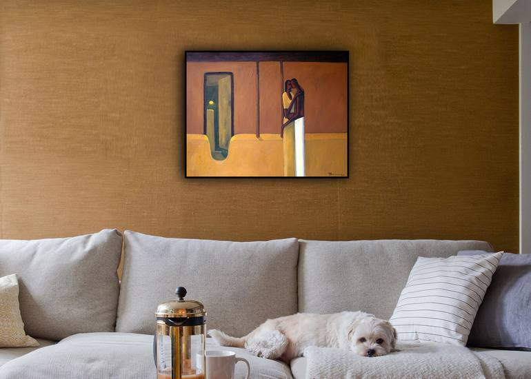 Original Abstract Pop Culture/Celebrity Painting by Basil Cooray