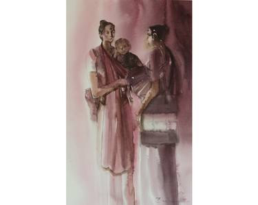 Saatchi Art Artist Basil Cooray; Paintings, “Parting - The Arrival” #art