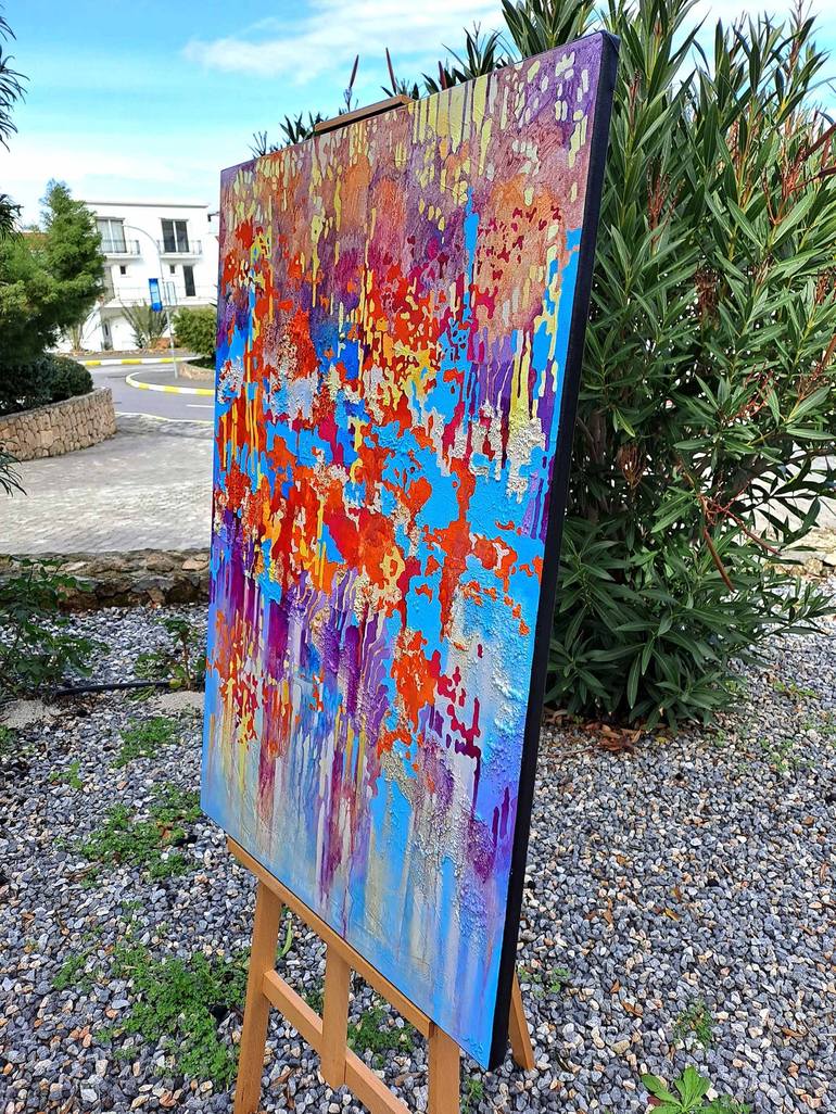 Original Abstract Expressionism Abstract Painting by Mariia Raskin