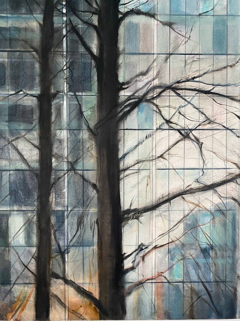 Original Documentary Architecture Painting by Georgia Peskett