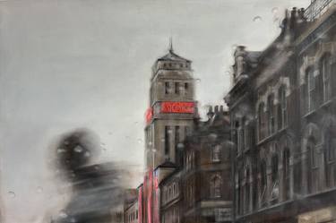 Original Figurative Cities Paintings by Georgia Peskett