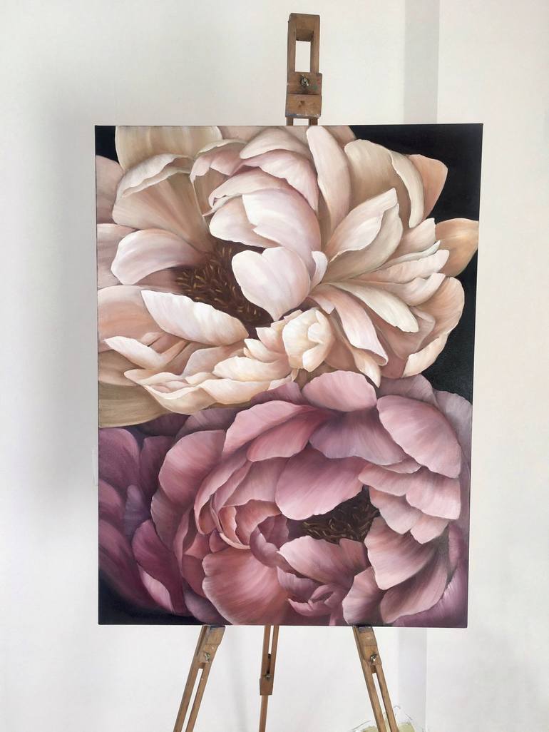 Original Fine Art Floral Painting by Anastasia Shalima