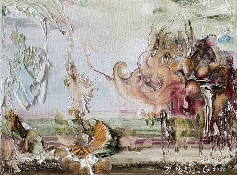 Original Abstract Expressionism Abstract Paintings by Divna Pesic