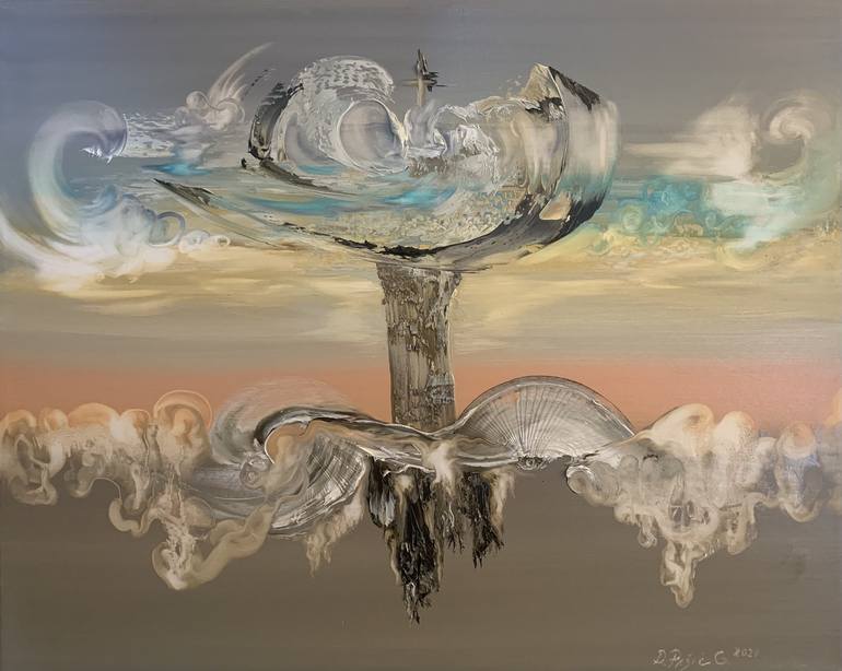 Original Abstract Landscape Paintings by Divna Pesic