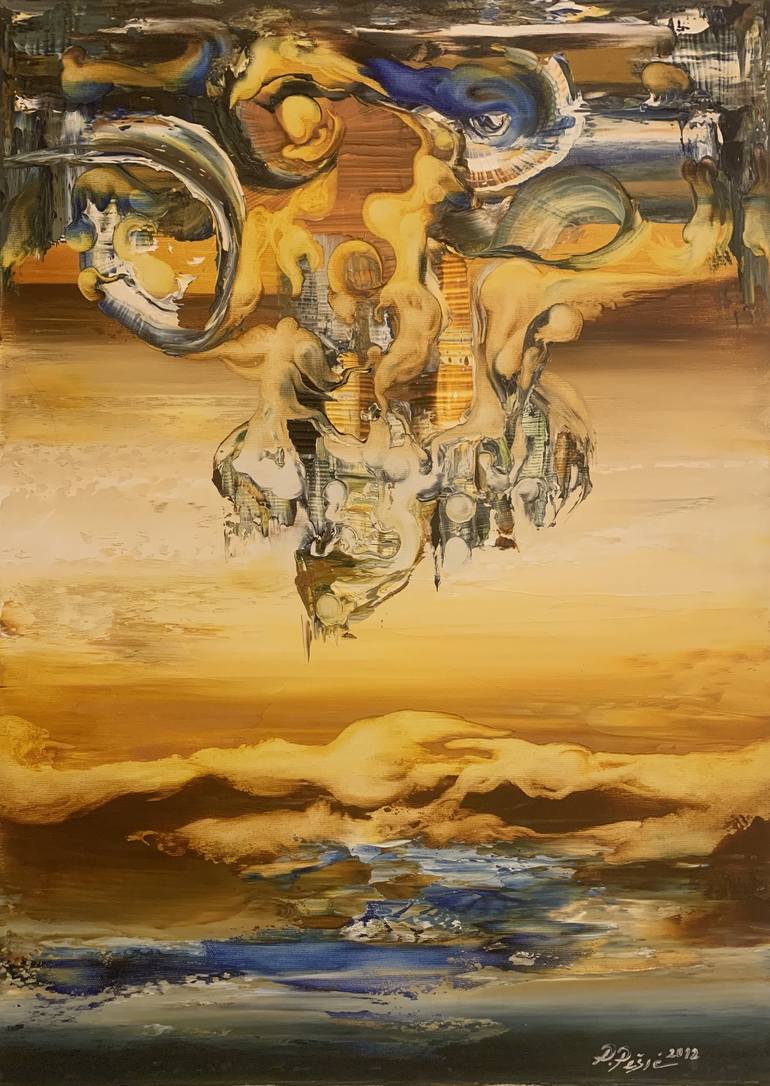 Original Abstract Fantasy Paintings by Divna Pesic