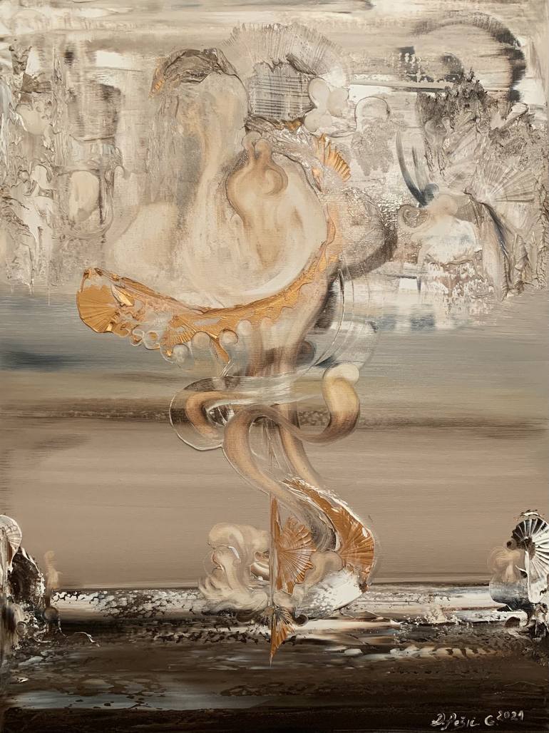 Original Abstract Expressionism Abstract Paintings by Divna Pesic
