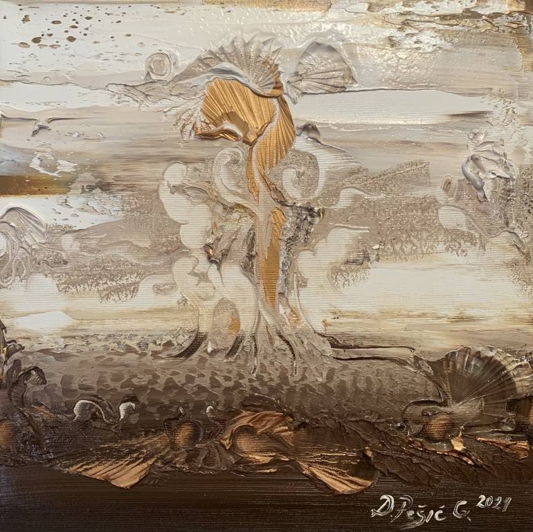 Original Abstract Expressionism Abstract Paintings by Divna Pesic