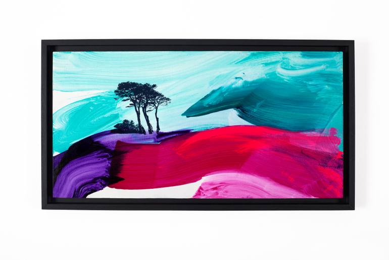 Original Abstract Landscape Mixed Media by Lucy Merriman