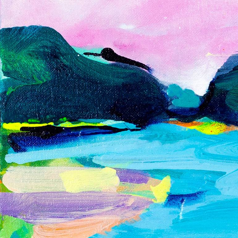 Original Abstract Landscape Painting by Lucy Merriman