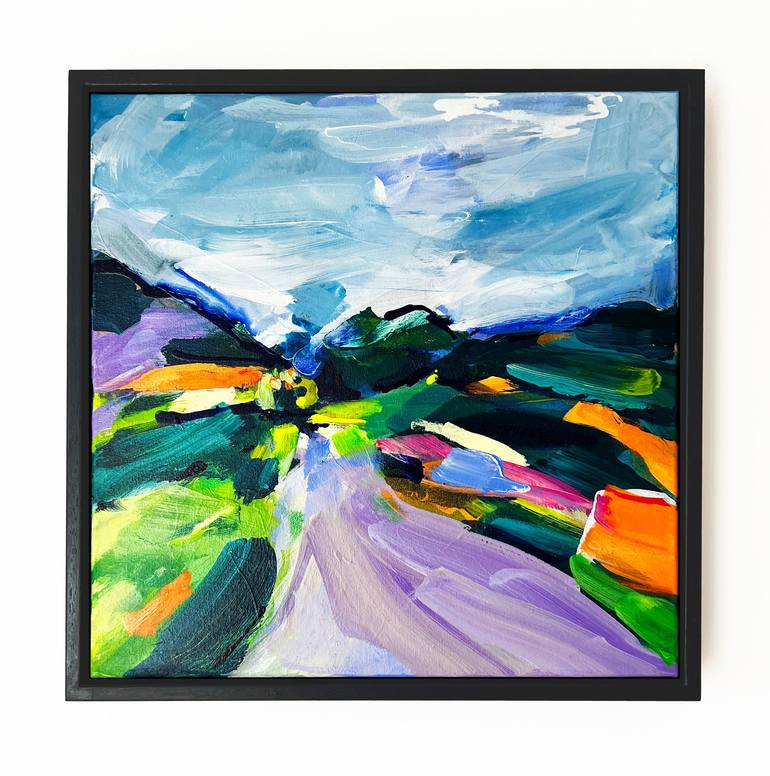 Original Abstract Landscape Painting by Lucy Merriman