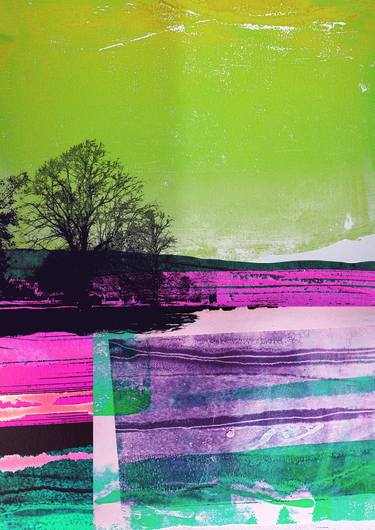 Original Landscape Mixed Media by Lucy Merriman