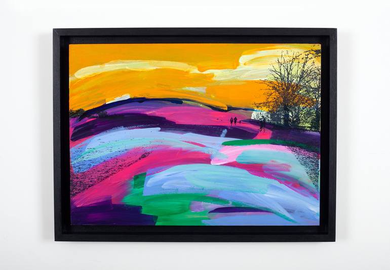 Original Abstract Landscape Painting by Lucy Merriman