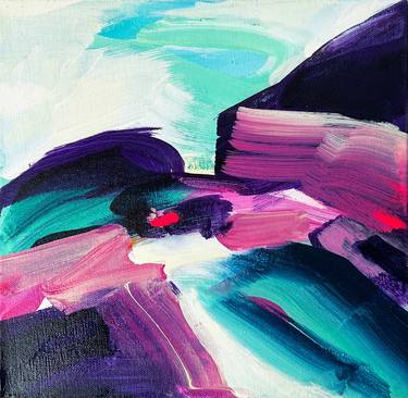Original Abstract Expressionism Landscape Paintings by Lucy Merriman