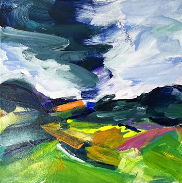Original Abstract Landscape Paintings by Lucy Merriman
