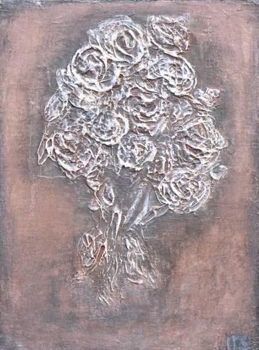 Print of Abstract Floral Paintings by Maureen Schoonderwoerd