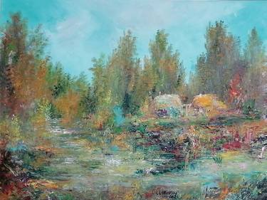 Original Impressionism Landscape Paintings by Ljubo Ordzanovski