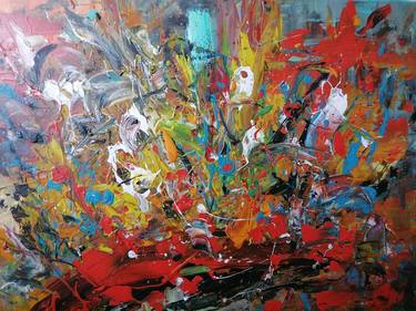 Original Abstract Paintings by Ljubo Ordzanovski