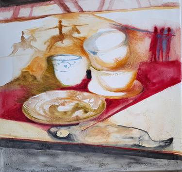 Print of Figurative Still Life Paintings by Kinga Mara