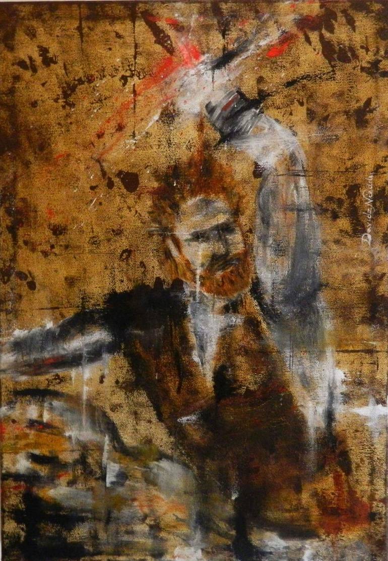 Battle in Hades Painting by Davide Nieddu | Saatchi Art